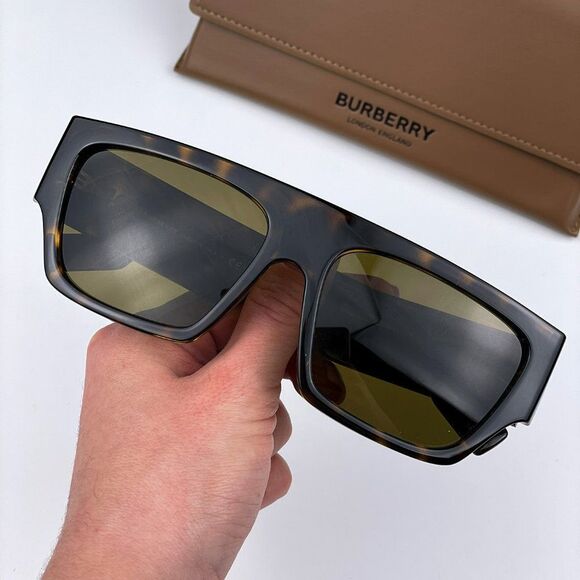 Burberry BE4397U MICAH 300273 Sunglasses Dark Havana Dark Brown Square Unisex